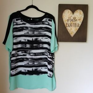 [attention] Short sleeve blouse